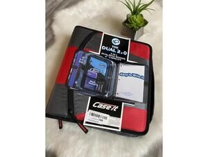 Case It The Dual 2.0 2-in-1 Dual Ring Binder with Zippered Organizer